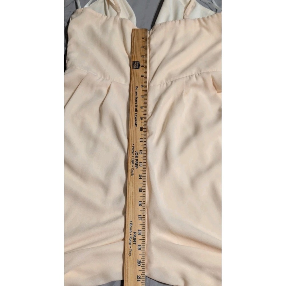 NWT Lulus Call For Me Faux Wrap Wide Leg Jumpsuit Gardenia Cream Size M - Picture 8 of 12